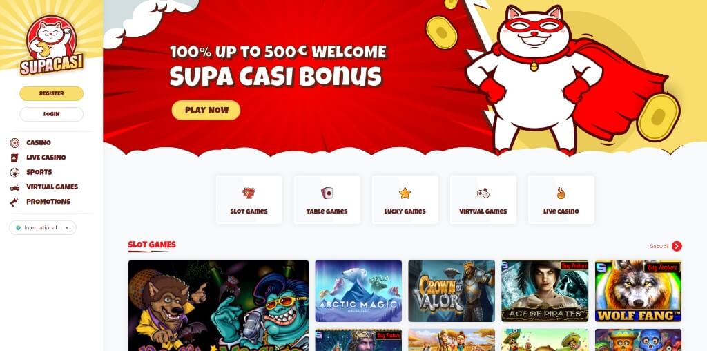 Games Available at Supacasi Casino Australia